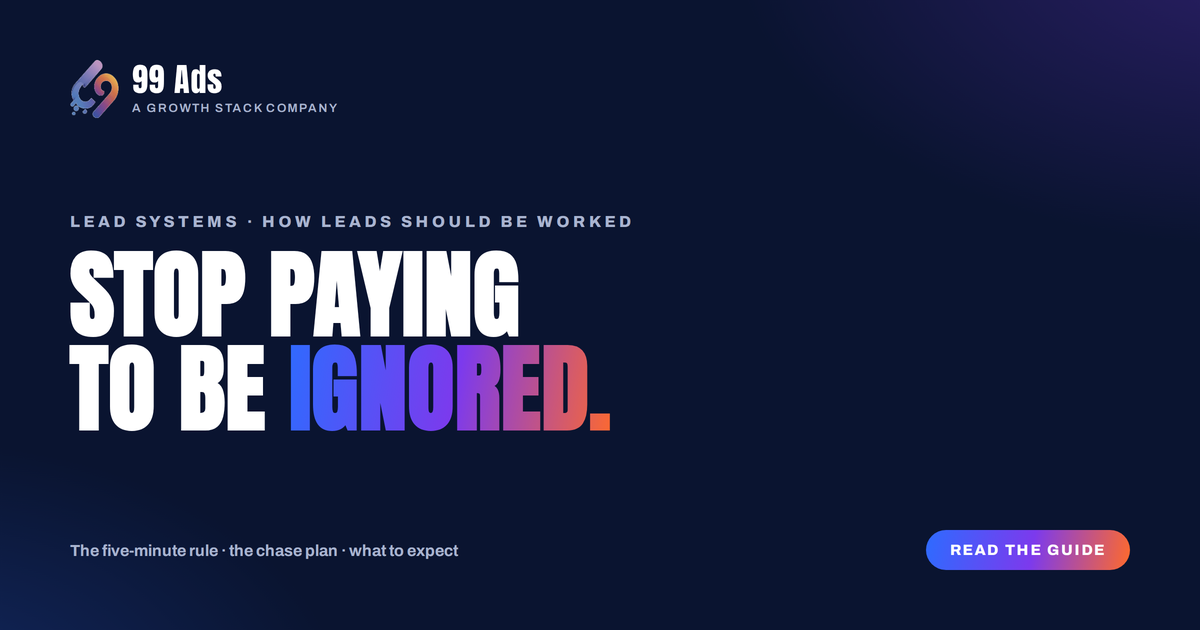 If You Haven't Got Time to Work Your Leads, You're Paying to Be Ignored